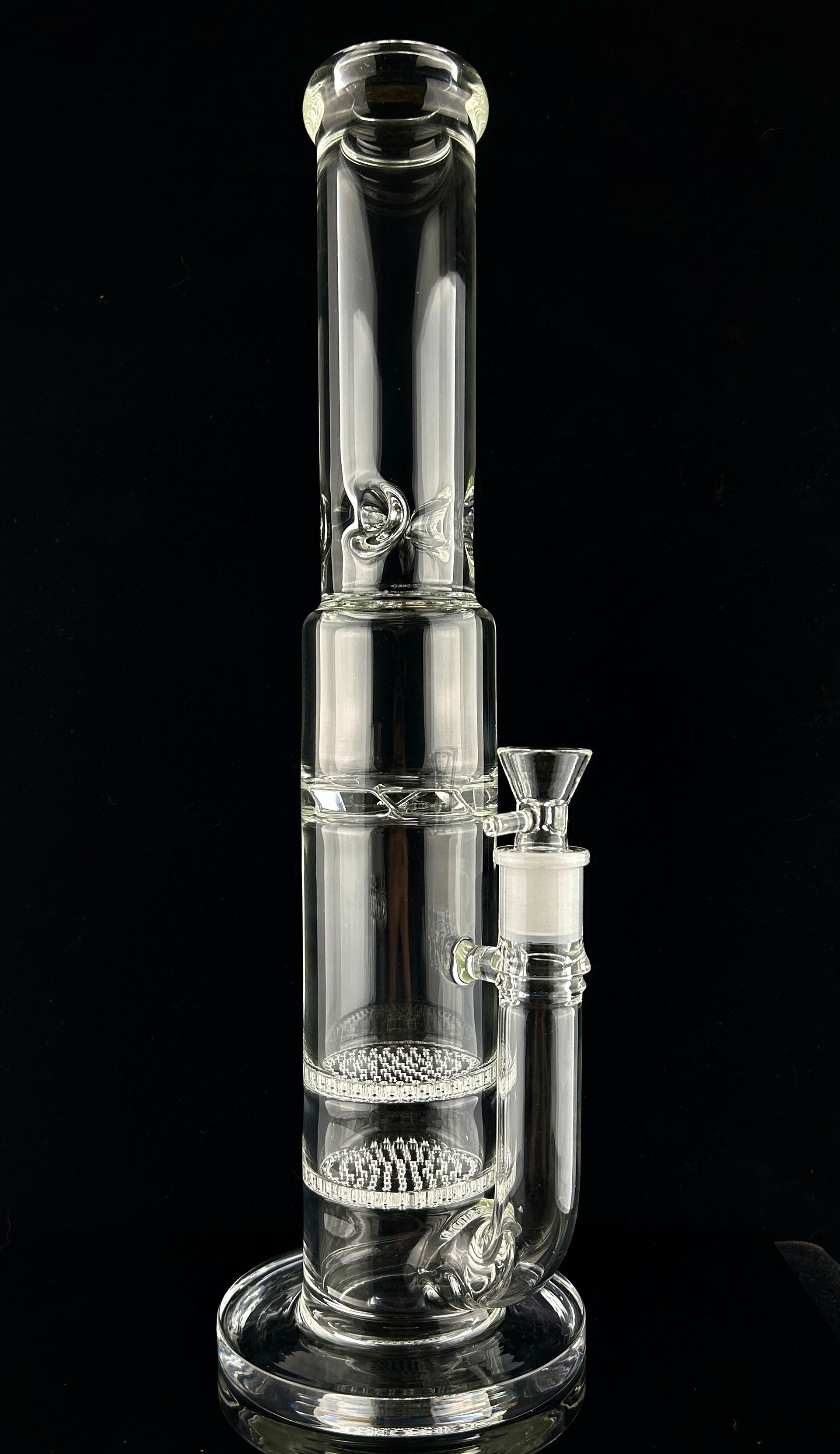 Honeycomb & Vortex Perc Water Pipe