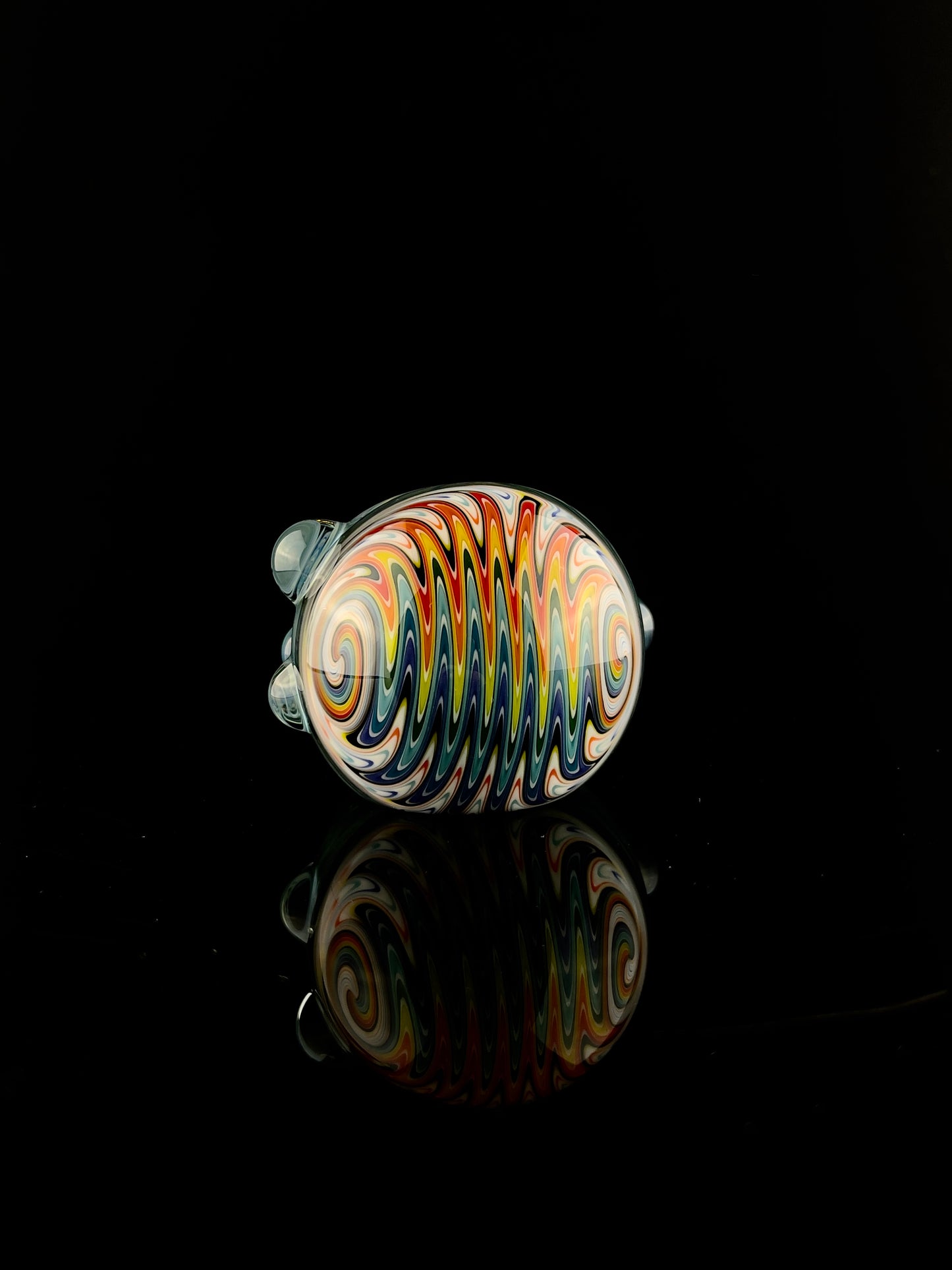 Mercurius Glass Worked spoon