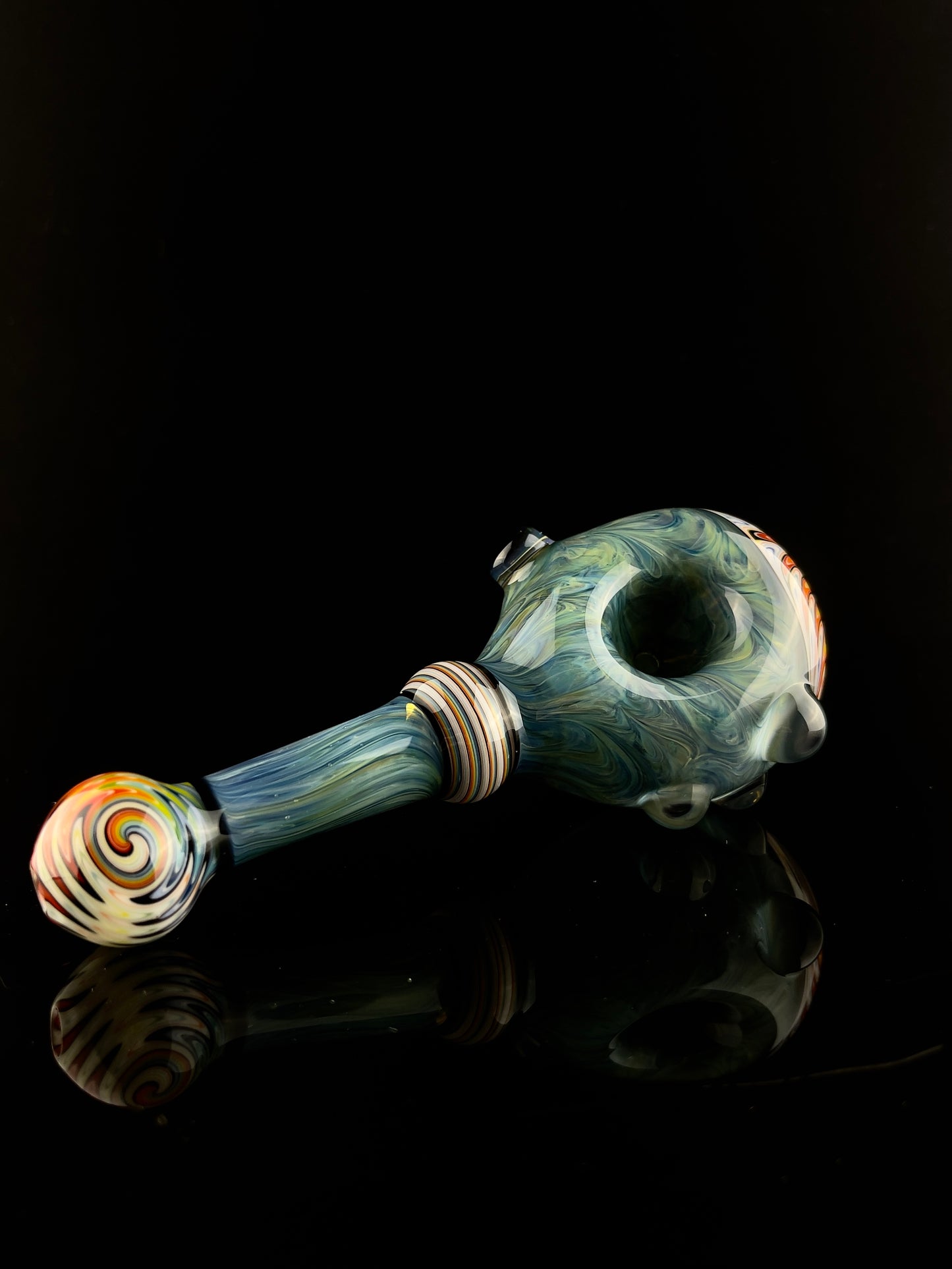 Mercurius Glass Worked spoon