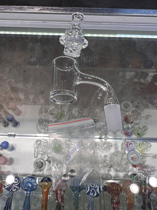 High Quality Generic Quartz Bucket Banger With Cap&Pearls