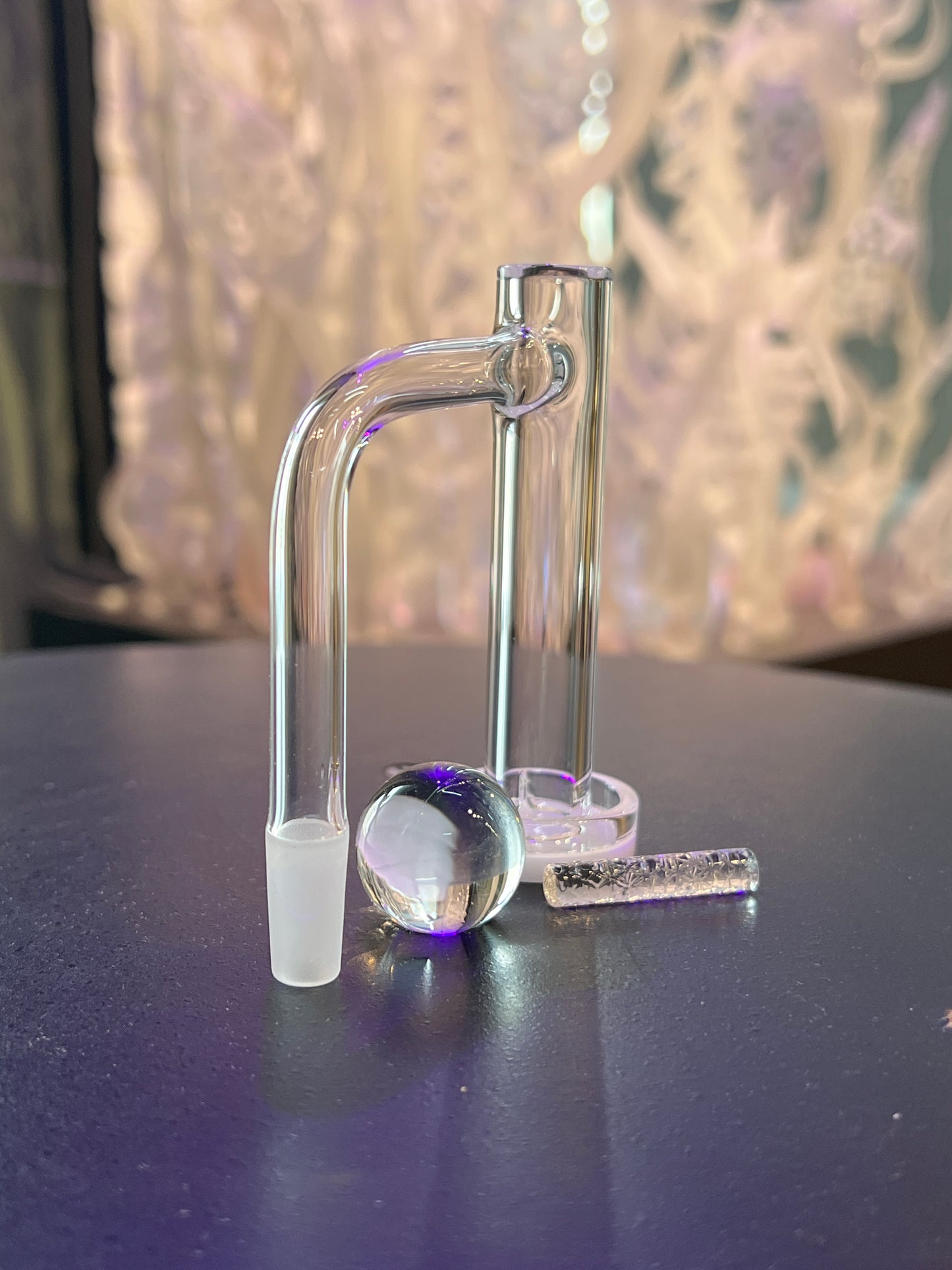 High Quality Generic Tower Style Quartz Banger With Set.