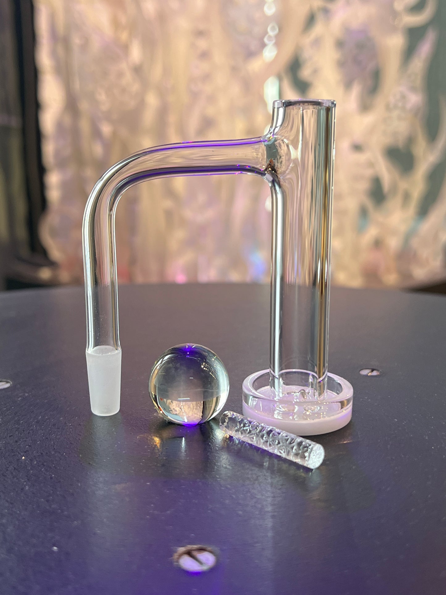 High Quality Generic Tower Style Quartz Banger With Set.