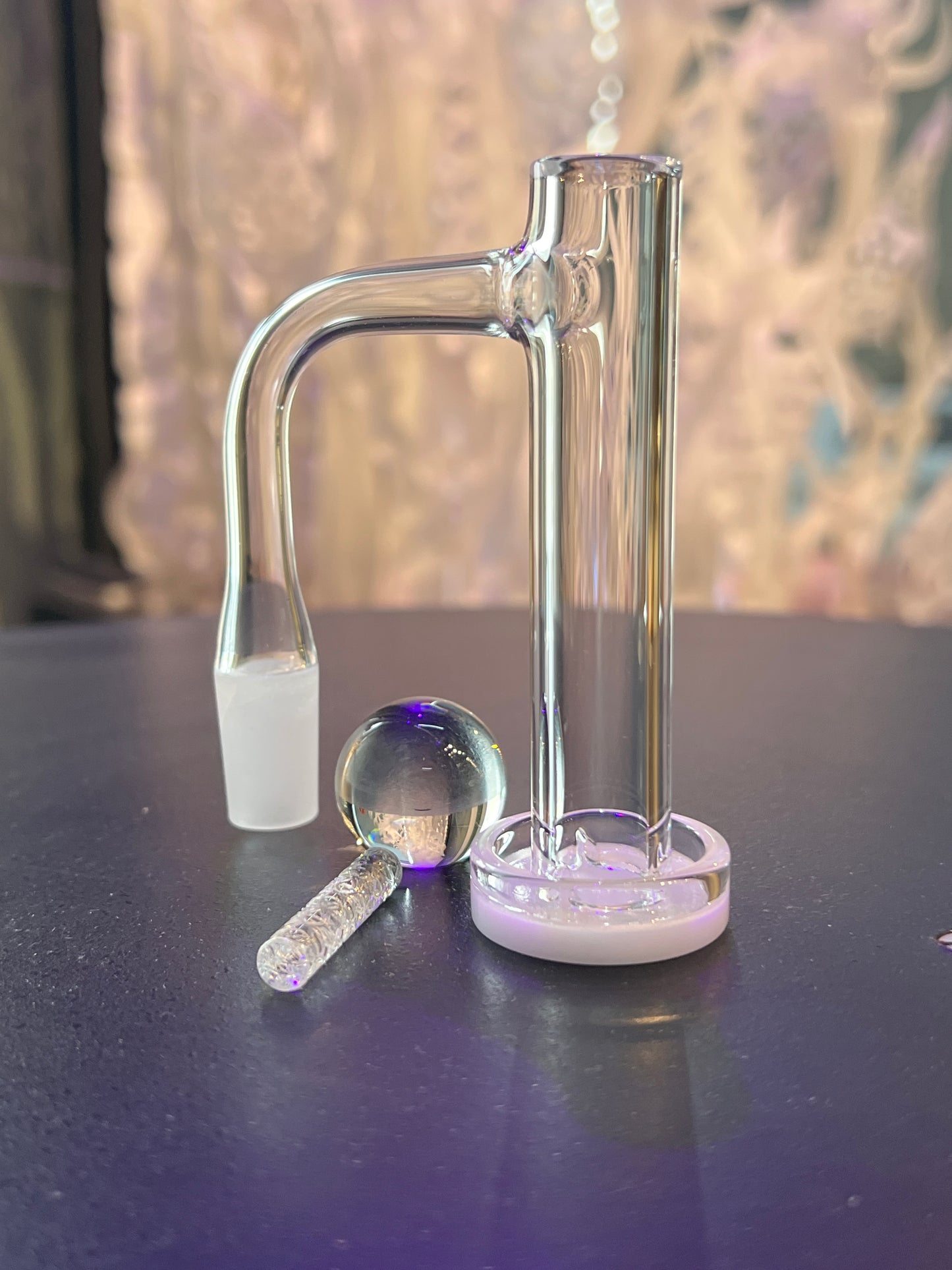 High Quality Generic Tower Style Quartz Banger With Set.